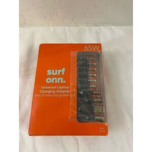 Surf Onn Universal Plugs‎ laptop 10 tips Charging Adapter 10ft new